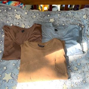 3 pack bundle of Shein Tees